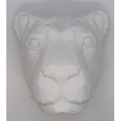 Lion avec crinière lumineuse