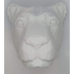 Lion avec crinière lumineuse