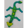 Dragon articulé multicolore