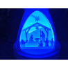 Ange et sa crèche lumineuse