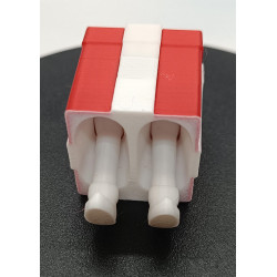 Petit cadeau sympathique avec ses pieds (version avec trou de fixation pour le sapin)