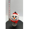Boule de sapin : bonhomme de neige