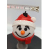 Boule de sapin : bonhomme de neige
