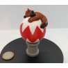 Boule de sapin : ours endormi