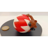 Boule de sapin : ours endormi