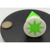 Petit sapin de noël effet tourbillonnant - vert fluo