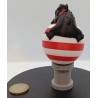 Boule de sapin : chien endormi