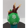 Boule de sapin : petit renne