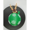 Boule de sapin : petit renne