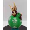 Boule de sapin : petit renne