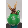 Boule de sapin : petit renne