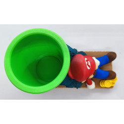 Pot à crayon Mario endormi