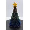 Petit sapin de noël avec son étoile - multicolore