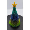 Petit sapin de noël avec son étoile - multicolore