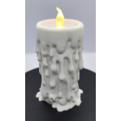 Bougie lumineuse et son petit pingouin