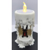 Bougie lumineuse et son petit renne
